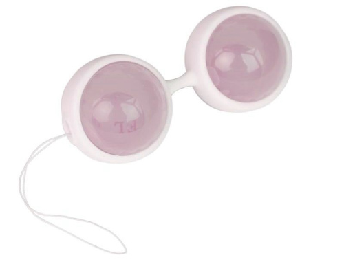 Розовые вагинальные шарики со смещённым центром тяжести