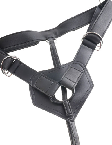 Страпон на виниловых трусиках Strap-on Harness Cock - 17,8 см. фото 4