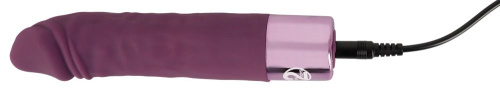Фиолетовый вибратор-реалистик Realistic Vibe - 14,3 см. фото 6