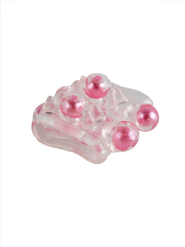 Прозрачная насадка на пенис с цветными шариками фото 5 Прозрачная насадка на пенис с цветными шариками фото 5