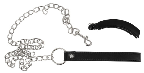 Зажим для половых губ с поводком Pussy Clamp With A Leash фото 3