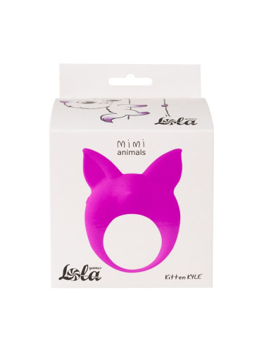 Фиолетовое эрекционное кольцо Kitten Kyle фото 3