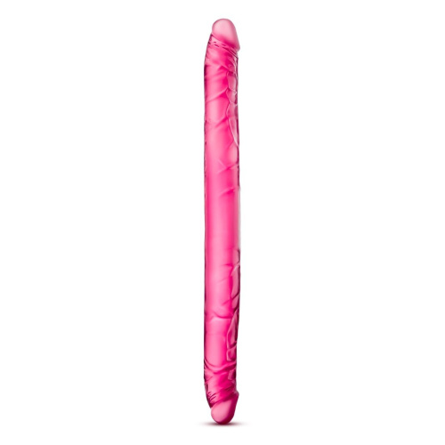 Розовый двусторонний фаллоимитатор B Yours 16  Double Dildo - 40,6 см. фото 2