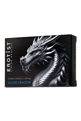 Капсулы для мужчин Erotist Silver Dragon для усиления эрекции - 10 капсул фото 3
