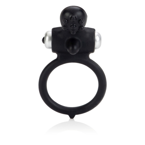 Черное виброкольцо Body & Soul Inspiration фото 2