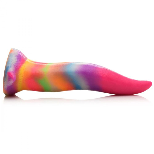 Фантазийный люминесцентный стимулятор-язык Unicorn Kiss Unicorn Tongue Glow-in-the-Dark Silicone Dildo - 21,3 см. фото 3