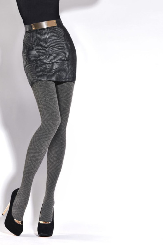 Колготки Cassie с зигзагообразным узором