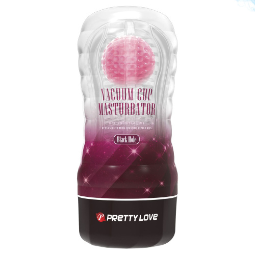 Прозрачный текстурированный мастурбатор Vacuum Cup Masturbator Black Hole Прозрачный текстурированный мастурбатор Vacuum Cup Masturbator Black Hole