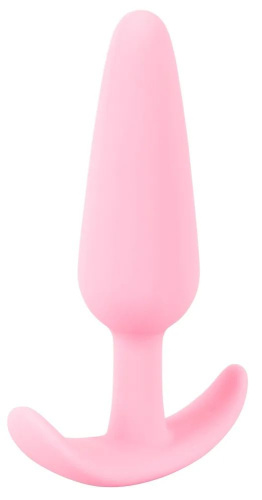 Розовая анальная втулка Mini Butt Plug - 8,4 см. фото 3