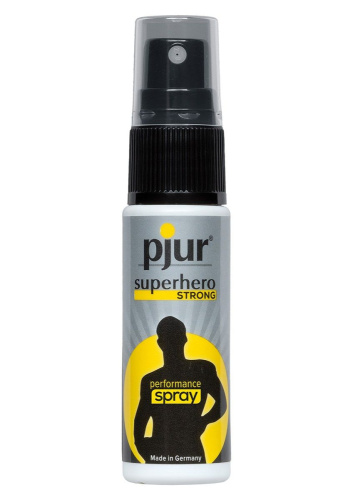 Спрей-пролонгатор длительного действия pjur SUPERHERO Strong Spray - 20 мл. Спрей-пролонгатор длительного действия pjur SUPERHERO Strong Spray - 20 мл.