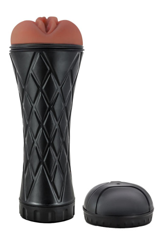 Коричневый мастурбатор-вагина Marly фото 2