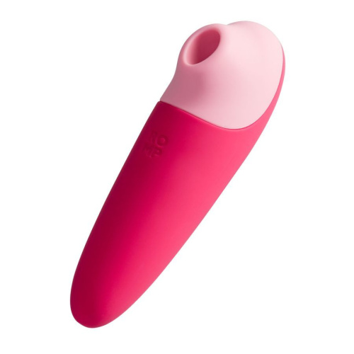 Розовый бесконтактный клиторальный стимулятор Romp Shine X фото 2