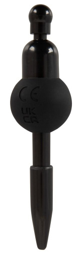 Черный уретральный вибростимулятор Vibrating Penis Plug фото 3