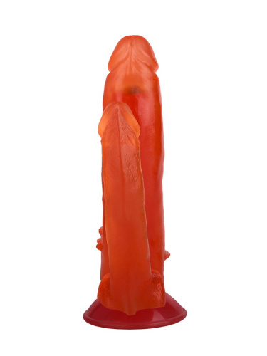 Фаллоимитатор гелевый для анально-вагинальной стимуляции - 17 см. фото 3