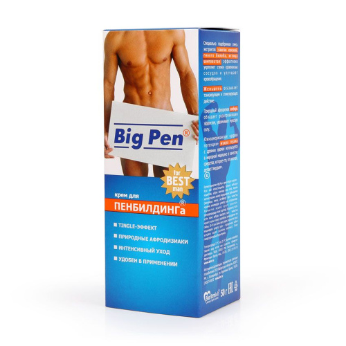 Крем Big Pen для увеличения полового члена - 50 гр. фото 3