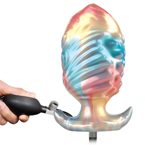 Анальная пробка с функцией расширения Ebon Leviathan - 17,5 см. фото 5