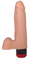 Реалистичный фаллоимитатор с вибрацией - 16,5 см.