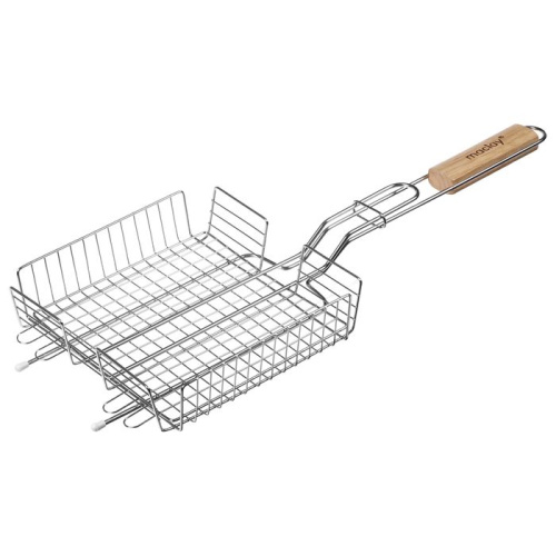 Глубокая решётка-гриль Maclay (55х20х5 см) фото 2 Глубокая решётка-гриль Maclay (55х20х5 см) фото 2