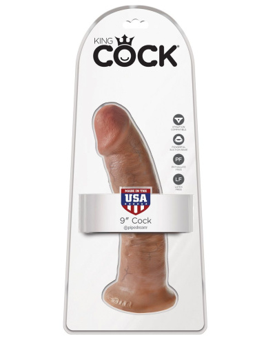 Фаллоимитатор-мулат 9  Cock - 22,9 см. фото 5