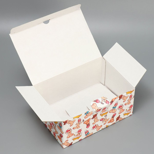 Сборная подарочная коробка «Веселые джентельмены» -  22 х 15 х 10 см. фото 3