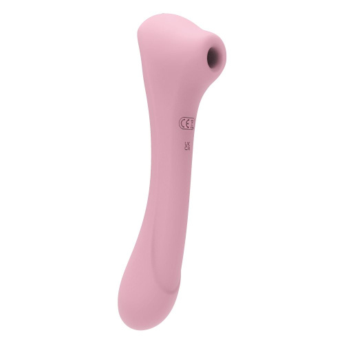 Нежно-розовый двусторонний стимулятор Daisy Massager - 20,2 см. Нежно-розовый двусторонний стимулятор Daisy Massager - 20,2 см.