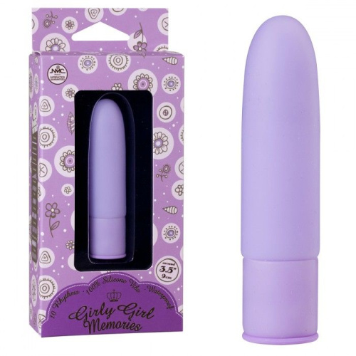 Сиреневый силиконовый мини-вибратор - 10 см. фото 2 Сиреневый силиконовый мини-вибратор - 10 см. фото 2