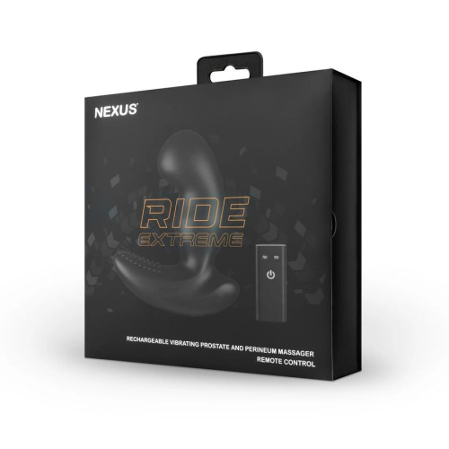 Черный вибромассажер простаты Nexus Ride Extreme - 14,1 см. фото 6