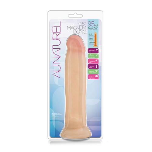 Телесный фаллоимитатор 9.5 Inch Sensa Feel Magnum Dong - 24,1 см. фото 2