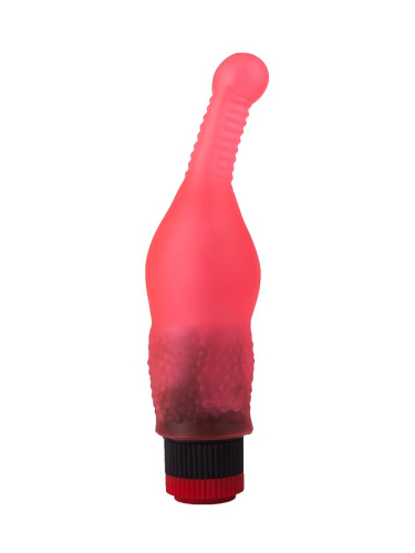 Гелевый розовый массажёр простаты - 18,8 см. фото 2
