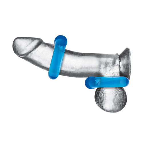 Комплект из двух колец для пениса 2-Pack Ultra-Stretch Stamina Endurance Ring фото 2