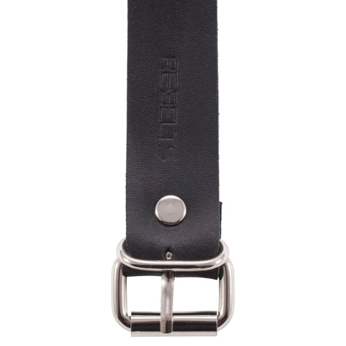 Черный поводок и чокер с кольцом Rada фото 5