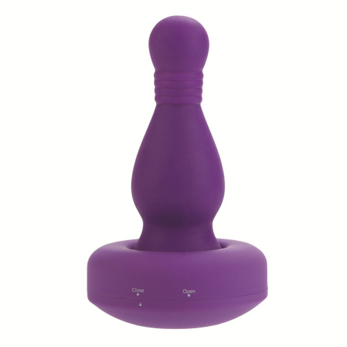 Фиолетовая анальная пробка с 10 функциями фото 2 Фиолетовая анальная пробка с 10 функциями фото 2