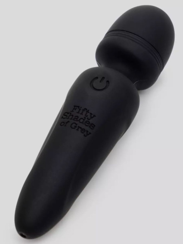 Черный мини-wand Sensation Rechargeable Mini Wand Vibrator - 10,1 см. фото 2