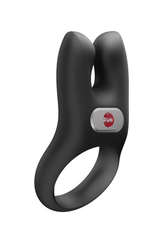 Черное эрекционное виброкольцо Nos фото 3