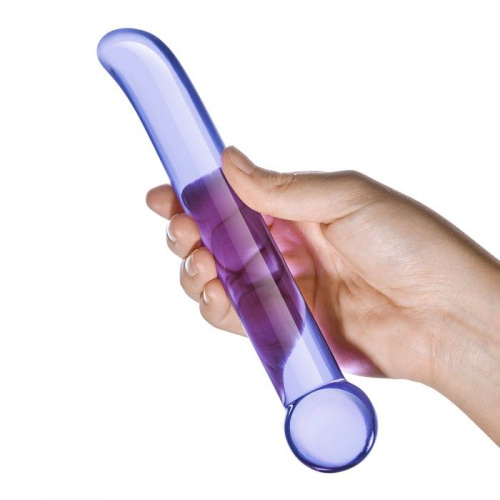 Гладкий стеклянный стимулятор G-Spot Tickler - 17 см. фото 4