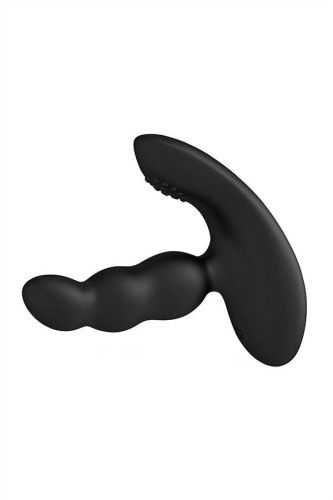Черный силиконовый стимулятор простаты Levett Nitoc с пультом ДУ фото 2