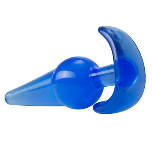 Синяя анальная пробка в форме якоря Large Anal Plug - 12,2 см. фото 5