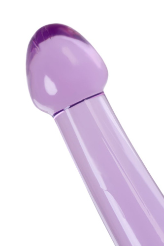Фиолетовый фаллоимитатор Jelly Dildo M - 18 см. фото 8