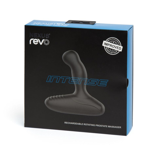 Чёрный массажер простаты NEXUS REVO INTENSE 2.0 с вращающейся головкой фото 5