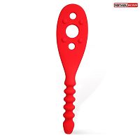 Красная силиконовая шлепалка - 30 см.