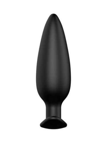 Черная анальная пробка №07 Self Penetrating Butt Plug - 12 см. фото 4