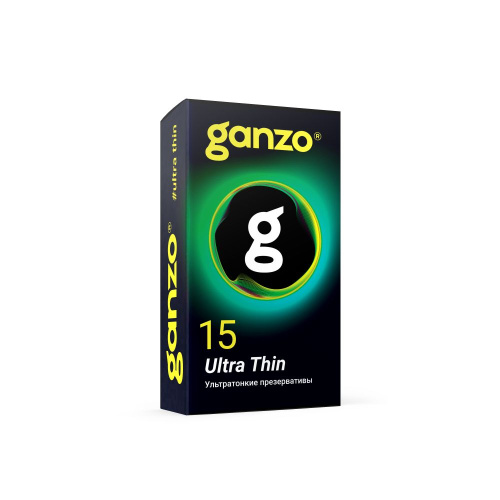 Прозрачные ультратонкие презервативы Ganzo Ultra thin - 15 шт. фото 3