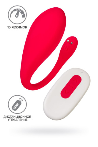 Ярко-розовое виброяйцо с пультом ДУ Choppy фото 2