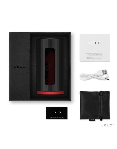 Черно-красный мастурбатор Lelo F1S V2 фото 3