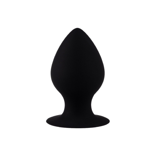 Черная анальная пробка с ограничителем - 9,4 см. фото 3 Черная анальная пробка с ограничителем - 9,4 см. фото 3