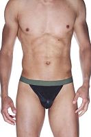 Трусы-тонги на широкой резинке