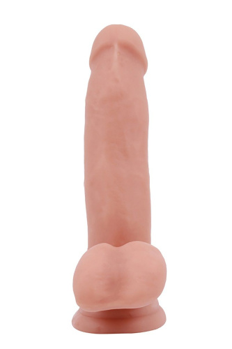 Телесный фаллоимитатор-реалистик Dual Density Dildo - 18 см. фото 3