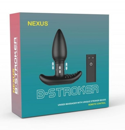 Черная анальная вибропробка Nexus B-Stroker - 13 см. фото 2 Черная анальная вибропробка Nexus B-Stroker - 13 см. фото 2