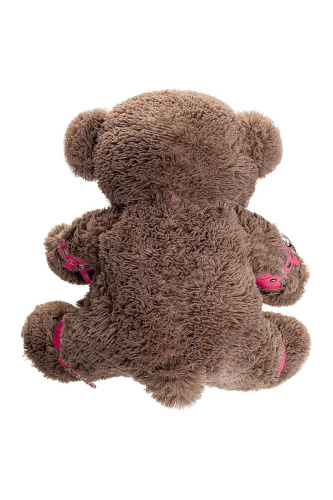 Бондажный набор: бурый мишка с розовыми оковами и наручниками фото 3