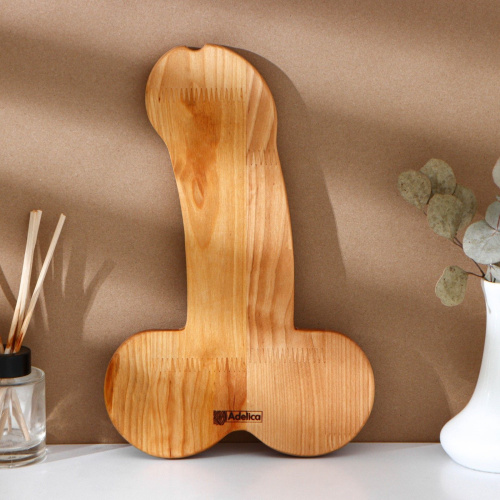 Деревянное блюдо для подачи в форме члена (32,5 х 20 х 1,7 см) фото 5 Деревянное блюдо для подачи в форме члена (32,5 х 20 х 1,7 см) фото 5